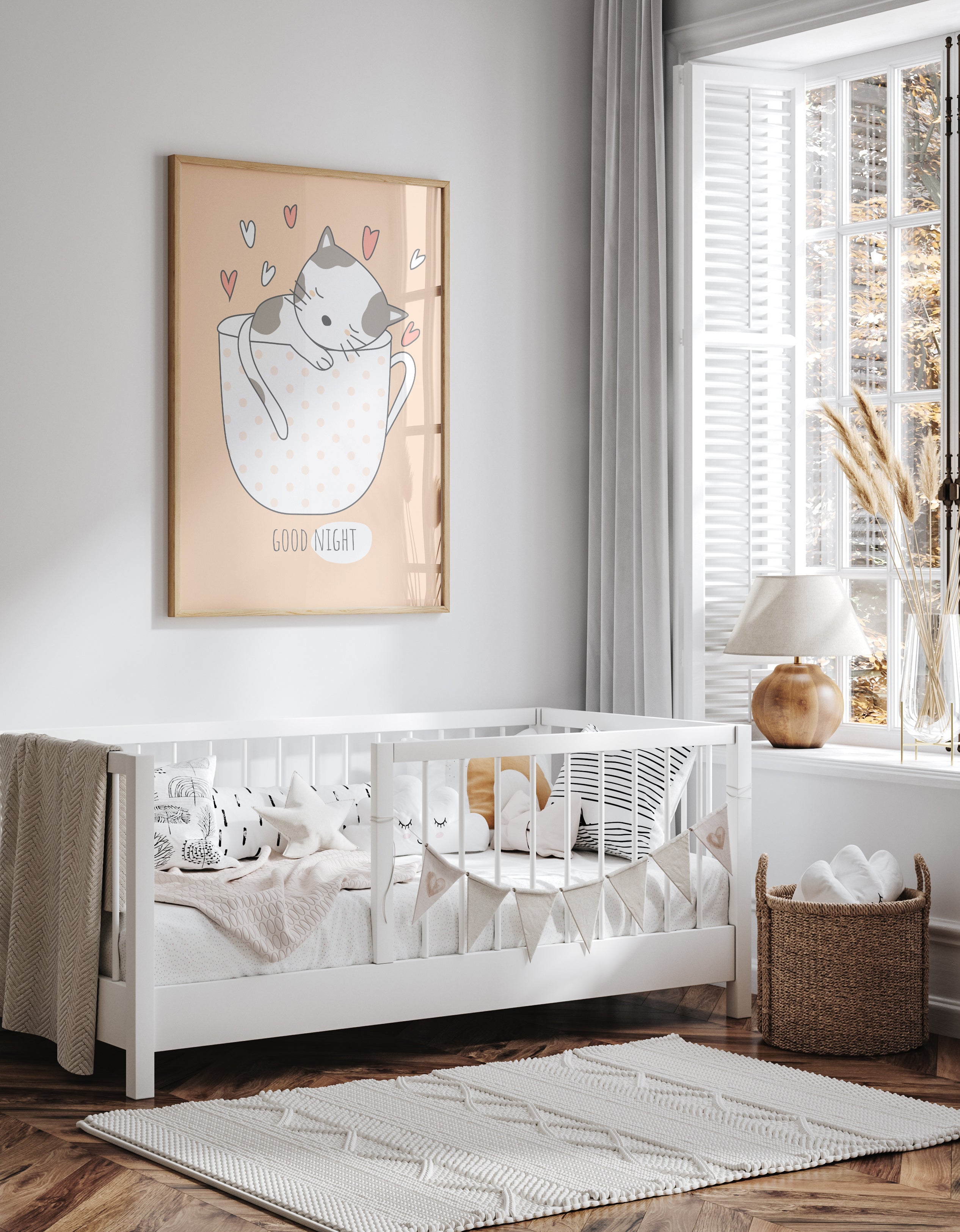 Kitty Good Night The Poster Square